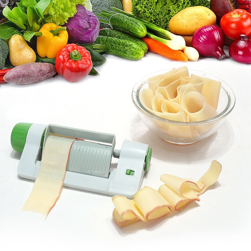 Portable Manual Vegetale Peeler Multi-Function Faster Round Sheet Fruit Slicers Veggie Sheet Slicer Cutting Tool Kitchen Gadget