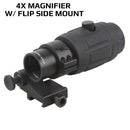 Vector Optics 3x 4x 5x Power Magnifier | Flip Side Quick Switch | QD Mount & Reticle Centered | Present Excellent Image