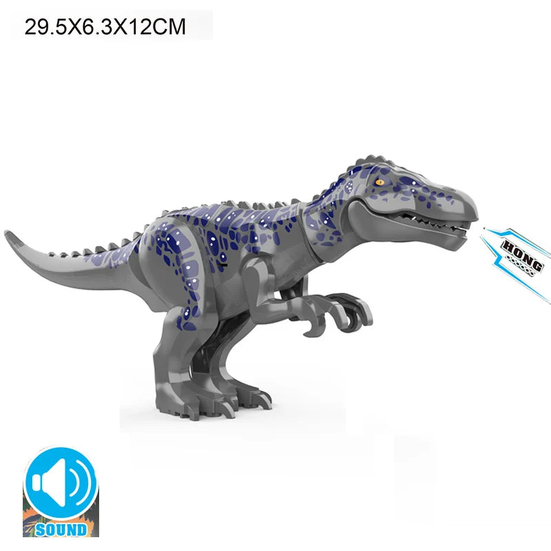 Brutal Raptor Building Jurassic Blocks World 2 MINI Dinosaur Figures Bricks Dino Toys For Children Dinosaurios Christmas