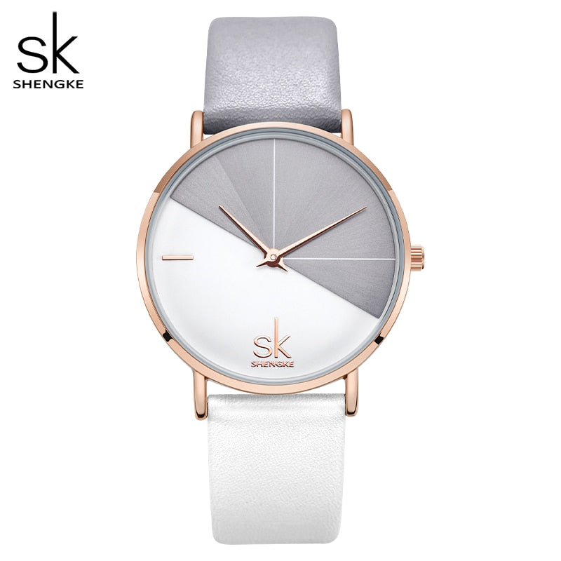 Shengke Original Design Woman Watches Creative Fashion Womens Quartz Wristwatches SK Ladies Clock Movement Montre Feminino Watch