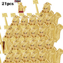 Classic Medieval Movie Elves Dwarf Warrior Iron Foot Dane leader of the Dwarfs Building Blocks LOTR Figures Toys For Children