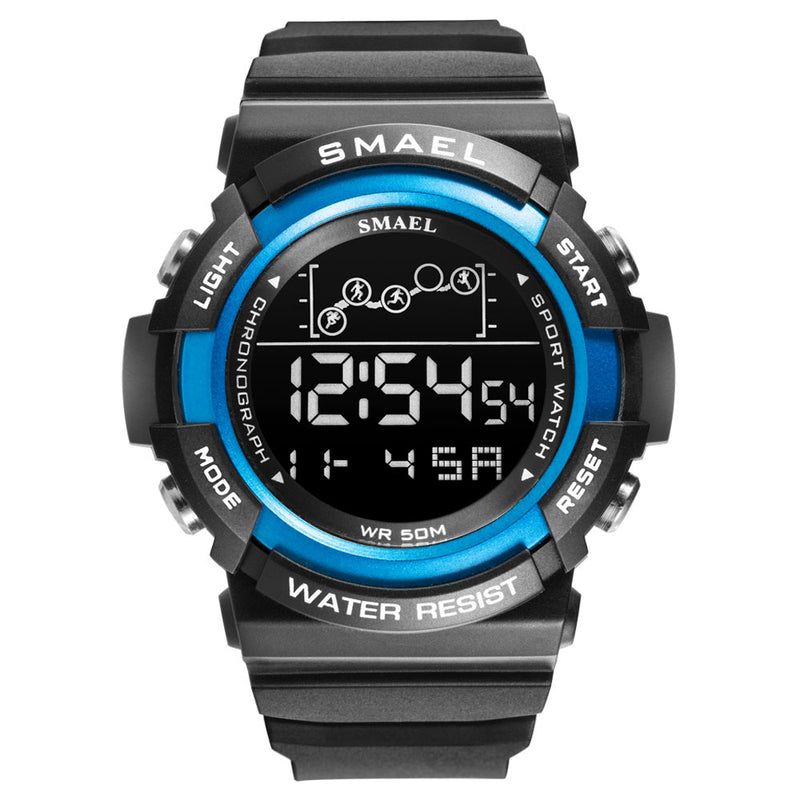 SMAEL Sports Digital Watch for Men Waterproof Clock Top Luxury Brand Military Watches Mens Dual Time Stopwatch Date Wristwatch