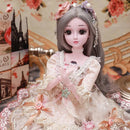 60cm oversized blue eyes beautiful doll set girl educational toy princess children single simulation girl doll birthday gift