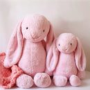 40cm Cute Cartoon Rabbit Plushie Toys Peluches Kawaii Fluffly Rabbit Stuffed Animal Dolls Toy For Girls Birthday Christmas Gifts