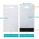 10pcs Printed Tote Bag Express Bag with handle Courier Bag Self-Seal Adhesive Thick Waterproof Plastic Poly Envelope Mailing Bag