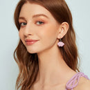 New Fashion Cute White Cloud Stud Earrings Delicate Mushroom Clouds for Women Girls Ear Jewelry Wholesale Gifts Bear