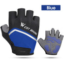 WEST BIKING Cycling Gloves Half Finger Anti Slip Shockproof Bike Gloves Gel Pad Summer Women Men Sports MTB Road Bicycle Gloves