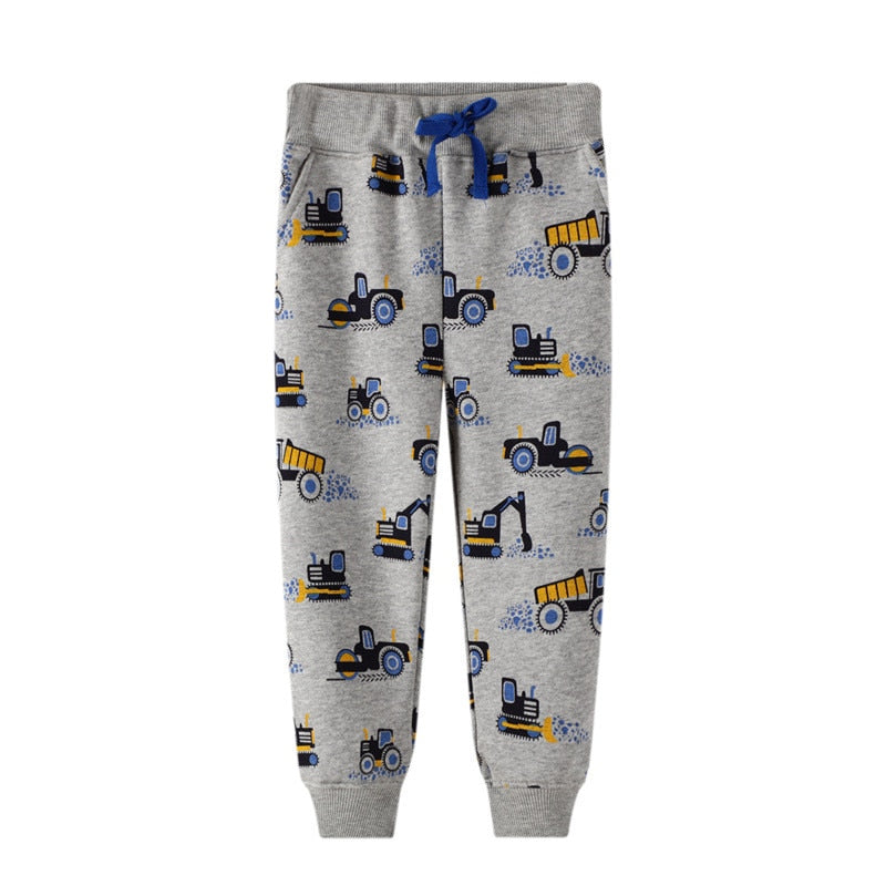 Jumping Meters Animals Boys Trousers Pants Baby  Clothes Dinosaurs Sweatpants For 2-7t Tears Boys Full Pants Kids Trousers