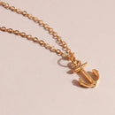 Simple Style Clavicle Chain Sea Navy Anchor Necklaces & Pendants for Women Girls Birthday Party Jewelry Collier Gifts