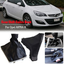 For Opel ASTRA H Gear Lever Boot Handbrake Grips Gear Shift Knob Hand Brake Parking Gaiter Boot Cover Protect Case Accessories