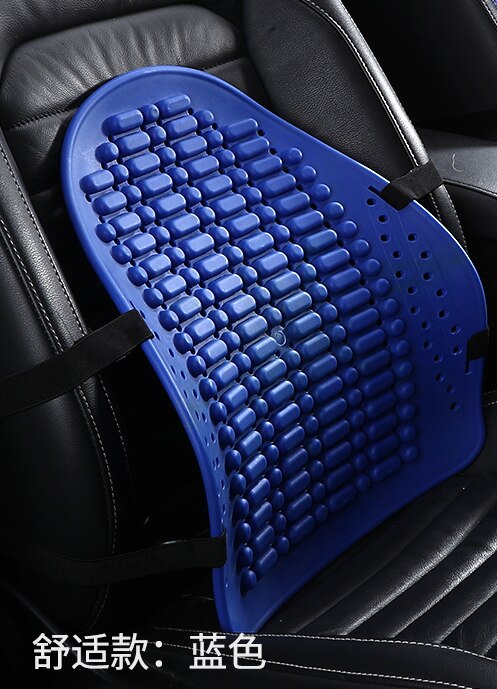 1PCS Universal Car Back Support Chair Massage Lumbar Support Waist Cushion Mesh Ventilate Cushion Pad For Car Office Home