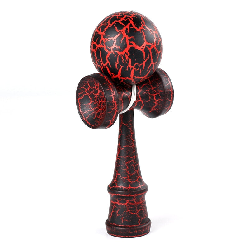 1 Piece Professional Bamboo Paint Wooden Kendama Balls Skillful Jumbo Kendama Juggle Game Balls Outdoors Toys for Children