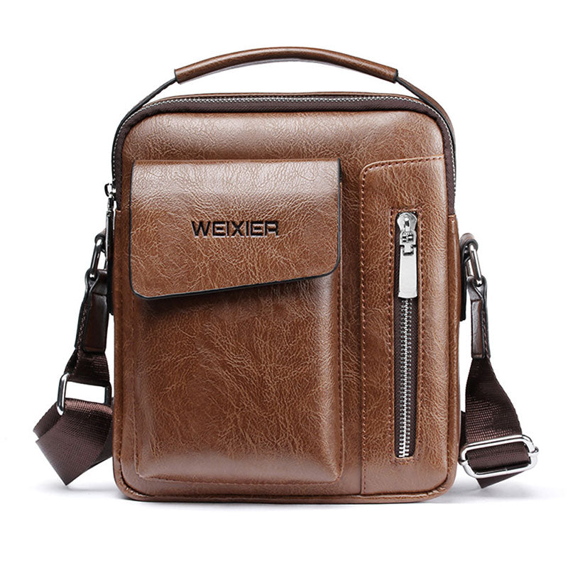 WEIXIER Men Shoulder Bags Crossbody Bag Multi-function Men&