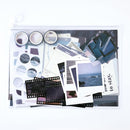 JIANWU Literary album series Tape sticker material paper set Simple   Decoration basics journal ins Writable diary