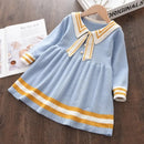 Melario Baby Girl Knitted Sweater Dress Autumn Winter Thick Warm Sweater Dress Christmas Girl Sweater Dress Girl Knitted Dress