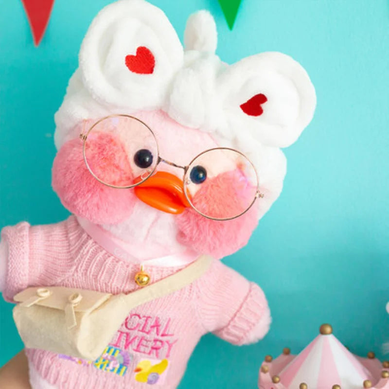 30cm Lalafanfan Ducks Plush Soft Toys Ducks Doll Plush Toy Korean Netred Wearing Brithday Gift For Kid Yellow Duck Doll Ducks