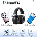 ZOHAN Electronic Headphone 5.0 Bluetooth Earmuffs Hearing Protection Headphones for Music Safety Noise Reduction Charging