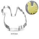 Easter chicken sheep rabbit egg butterfly metal cookie cutters party Biscuit mold fondant cake Pastry decor cupcake topper