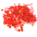 15g Wedding Decors Just Married & Hearts Rose Gold Silver Red Table Confetti Bridal Shower Scatters Anniversary Party Supplies