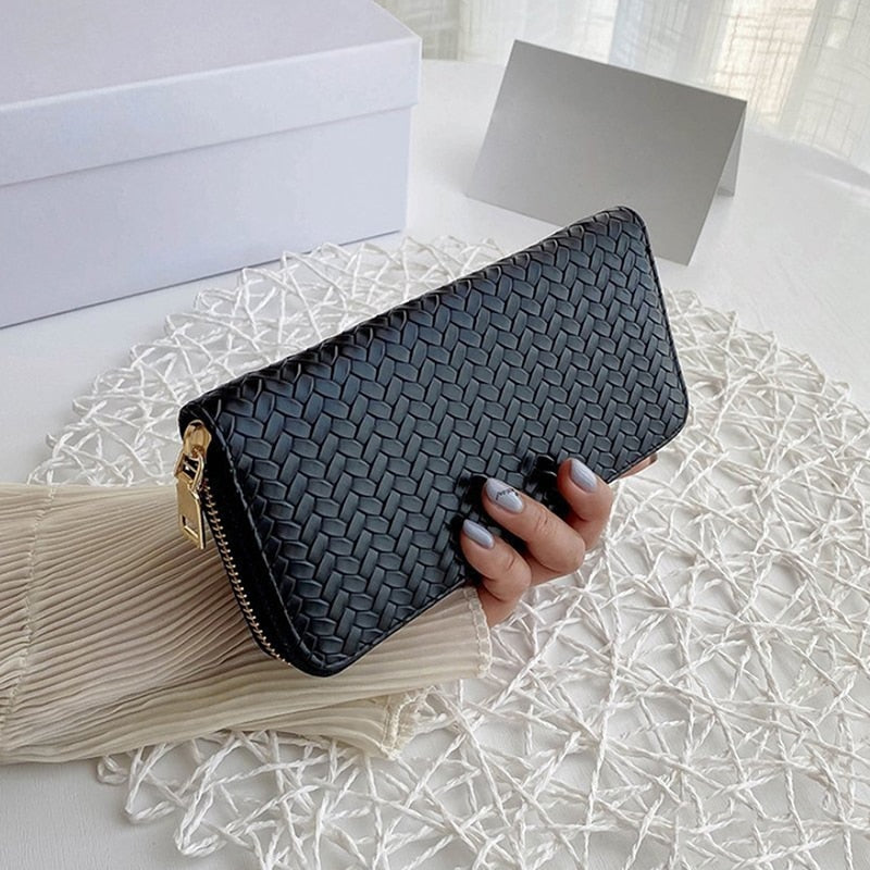 New Fashion Pu Leather Women Wallet Clutch Women&