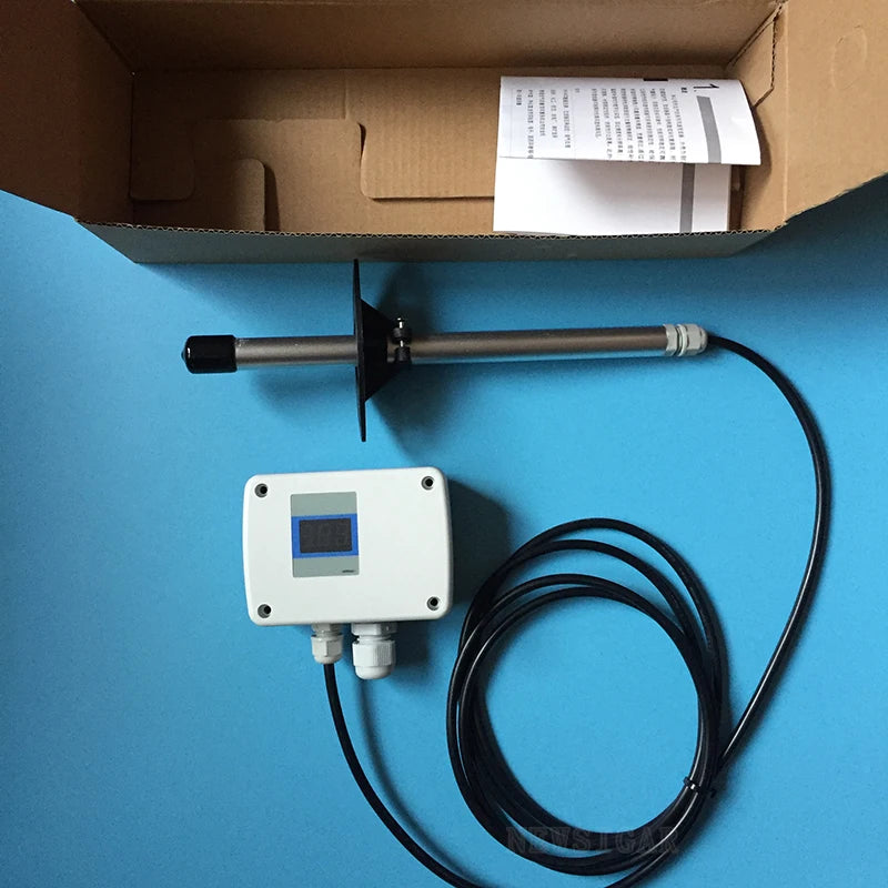 Wind Velocity Indicator Air Velocity Sensor Display Anemoscope Anemometer for Duct pipeline pipe conduit 0-5V 0-10V 4-20mA