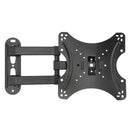 20KG Adjustable 14 - 42 Inch TV Wall Mount Bracket Flat Panel TV Frame Support 15 Degrees Tilt for LCD LED Monitor Flat Pan