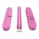 120Pcs/Lot Nail File Choose Buffer Block 100/180 Washable  Grinding Polishing Portable Beauty Professional Manicure Strong Thick