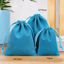 Fashion Flannel Bags Of Gift Packing Black Velvet Bag Jewelry Bags Jewelry Box Drawstring Pouch Party and Wedding Gift Package