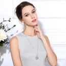 EUDORA 20 mm Star Cage locket pendant Harmony Bola ball chime ball Necklace with AAA CZ  Jewelry for Pregnant woman Baby K373N20
