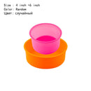 2/4pcs Random color Round Shape Cake Silicone Mold Kitchen Bakeware Cake Tools DIY Desserts  Mousse Silicone Molds For Baking