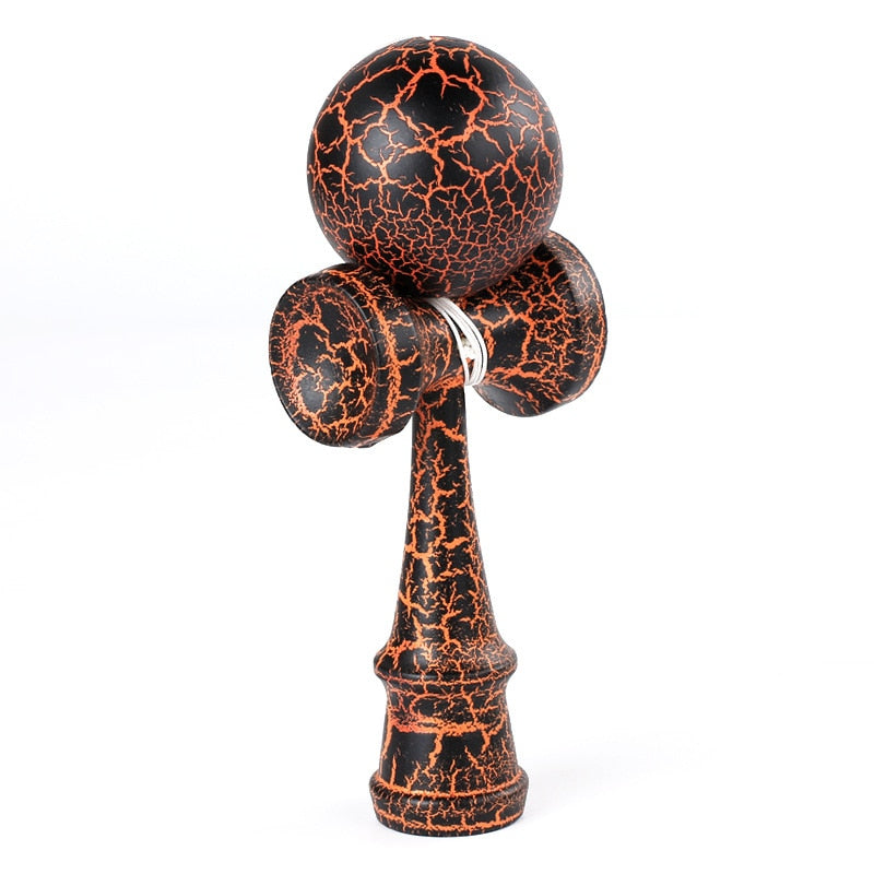 1 Piece Professional Bamboo Paint Wooden Kendama Balls Skillful Jumbo Kendama Juggle Game Balls Outdoors Toys for Children