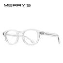 MERRYS DESIGN Classic Acetate Glasses Frame For Men Women Fashion Myopia Prescription Glasses Frames Optical Eyewear S2546
