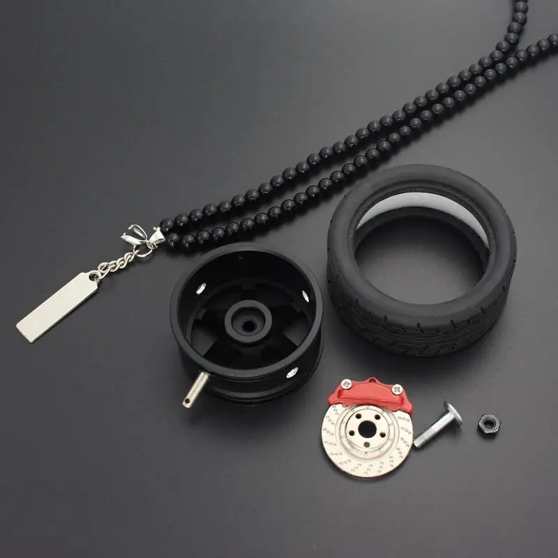 Auto Decoration Pendant For Car Wheel Keychain Car Rearview Mirror Hanging Ornament Keyring Pendant For Car Accessories Interior