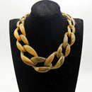 Statement Acrylic Long Chain Necklace For Women Bohemian Big Chunky Chain Link Necklaces Pendants Fashion Women Jewelry Gifts