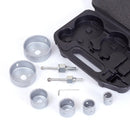 Free shipping 9pcs/set 22mm-73mm carbide alloy hole saw drill bit set tile marble glass ceramic hole cutter power tool drill bit