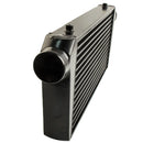 Front Intercooler Tube and Fin 600x300x76 3inch In/outlet Black For Universal