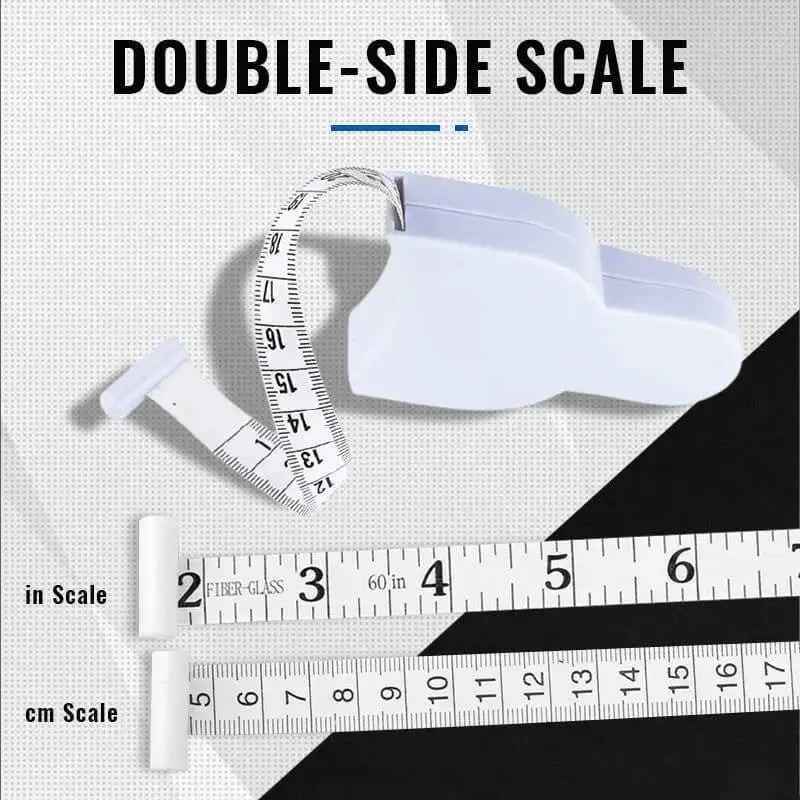 Automatic Telescopic Tape Measure 150cm/60 inch self retracting triple circumference ruler sewing ruler waist ruler Dropshipping