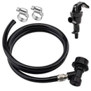 Picnic Tap Ball Lock Keg Beer Line Assembly, Black Cool PVC Tube Handheld Picnic Faucet with 2m Beer Line Quick Disconnect