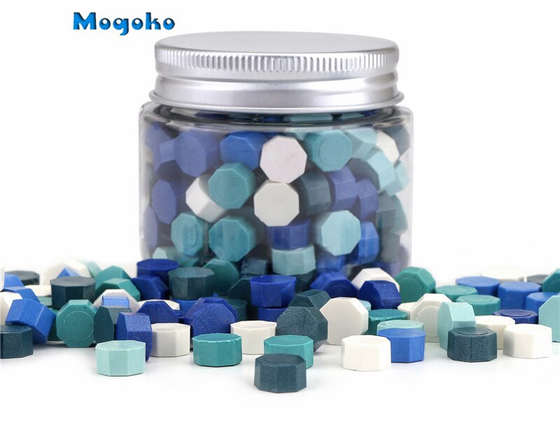 Mogoko About 180pcs Sealing Wax Beads Stamp Sealing Wax Seal Vintage Wax Seal Stamp Bead For Stamp Envelope Cards Bottle Decor