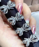 18k white gold 0.7ct Natural Real Diamond Ring Engagement&Wedding Jewellery have certificate M-002