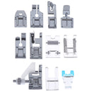 11 Pcs Domestic Sewing Machine Foot Feet Snap On For Brother Singer Set Sewing Tools Accessory Household Embroidery Machine Foot
