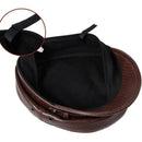 SILOQIN snapback hat unisex natural sheepskin leather Military Hats for men women genuine leather cap new trend brands flat cap