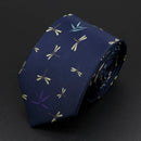 Trendy Design Men's Microfiber Jacquard Necktie Animal Plant Skull Flower Woven Tie Wedding Party Father's Day Birthday Gift