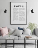 Psalm 91 Scripture Wall Art He Who Dwells In The Shelter Bible Verse Canvas Painting Poster Print For Your Christian Home Decor