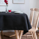 LOVRTRAVEL brand custom oversized 600cm black tablecloth hotel wedding party square dining table and coffee table cover