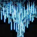 8 Tubes Meteor Shower Rain Led String Lights Street Garlands Christmas Tree Decorations for Outdoor New Year Fairy Garden Lights