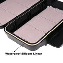 Bimoo 1pc 19.7*11.2cm Porket Streamer Fly Box Waterproof Sturdy Engineer Fishing Box Case with Waterproof Silicone Linear inside