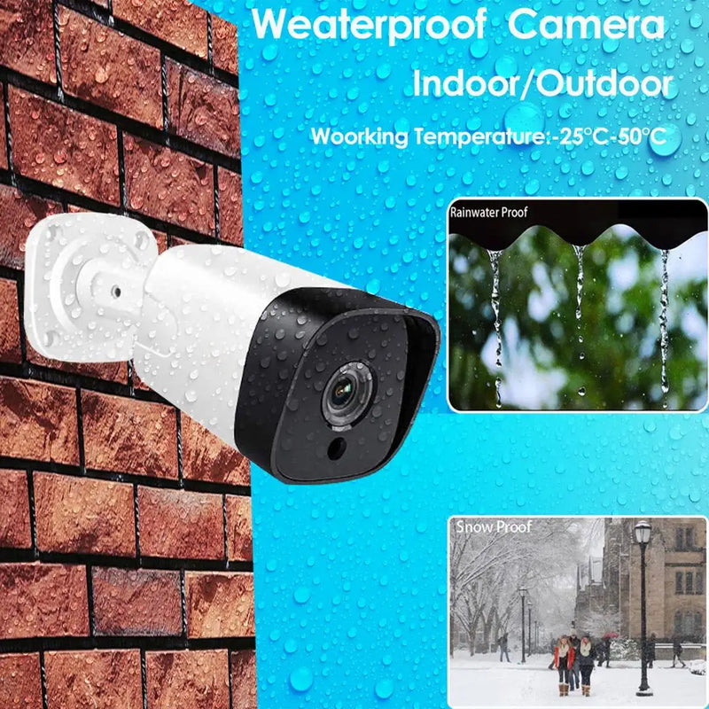 4K 8MP POE IP Camera ONVIF H.265 Audio Record CCTV  3MP 4MP 5MP Waterproof IP66 Outdoor Home Security Video Surveillance