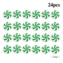 HOT 24pcs Christmas Artificial Candy Xmas Tree Pendant Mini Lollipop DIY Home Decoration Noel Deco New Year Child Gift Navidad