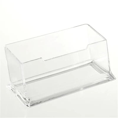 1 PCS Clear acrylic Plastic Desktop Business Card Holders Display Stands Card Case Box School Kantoorbenodigdheden